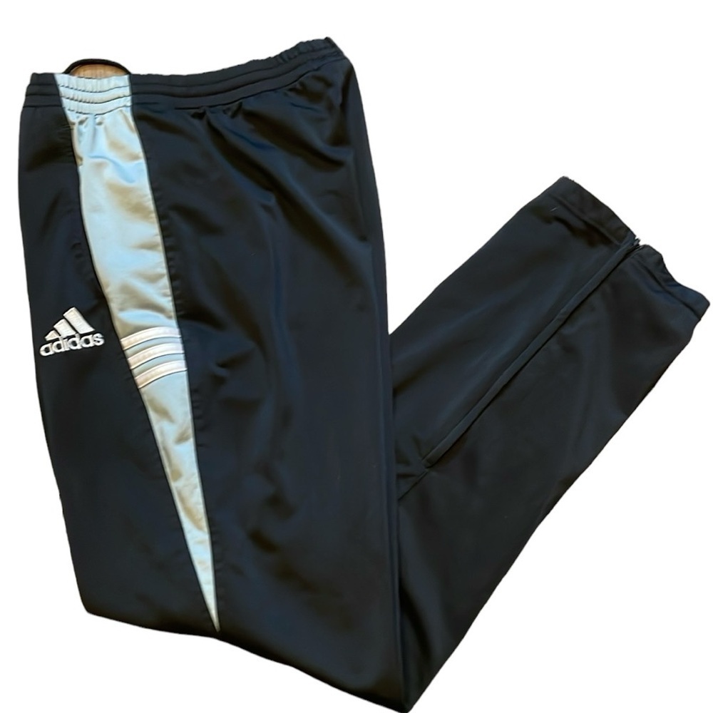 Adidas Fleece Lined Zip-Up Leg Athletic Pants‎